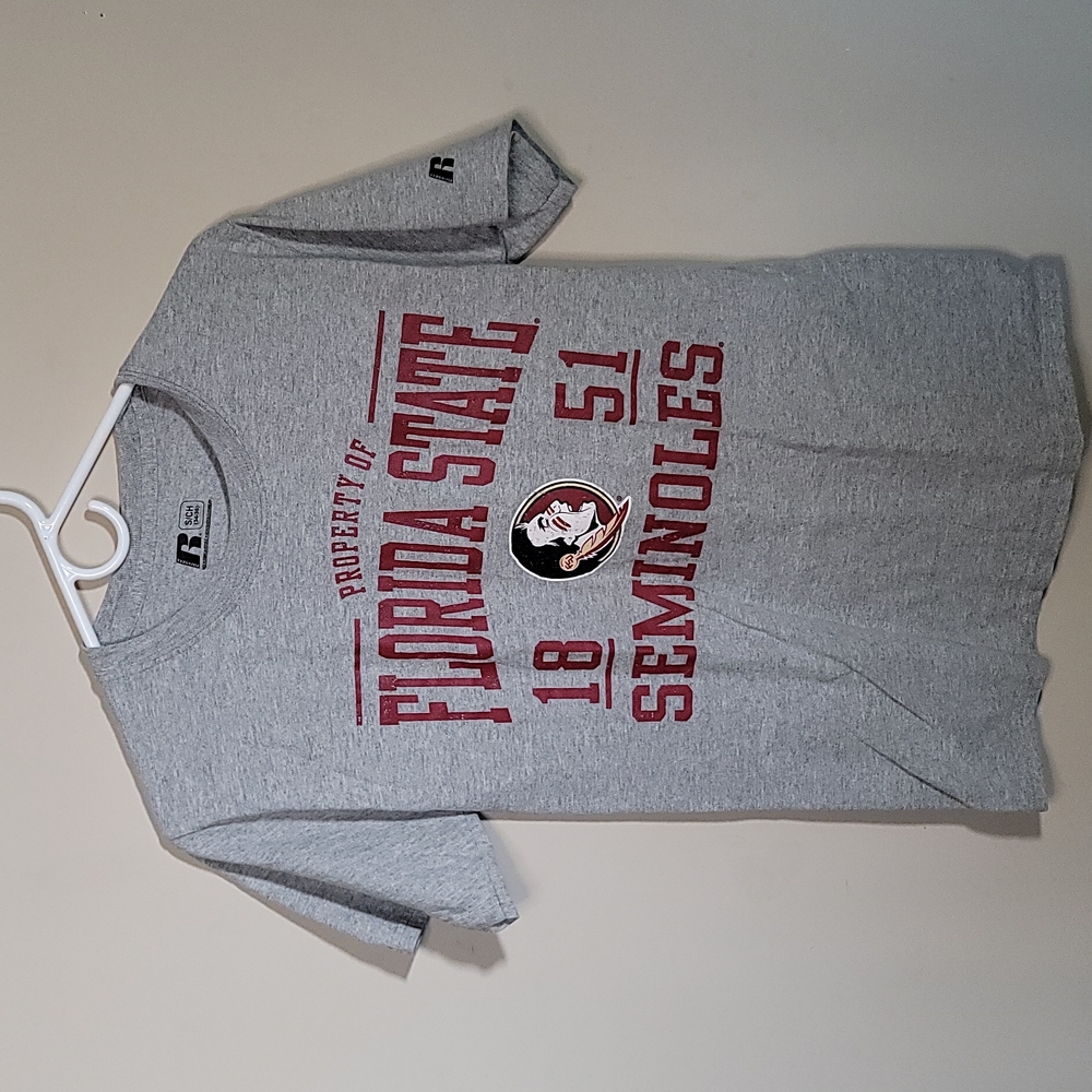 Russell t-shirt, Florida Seminols, small, gray